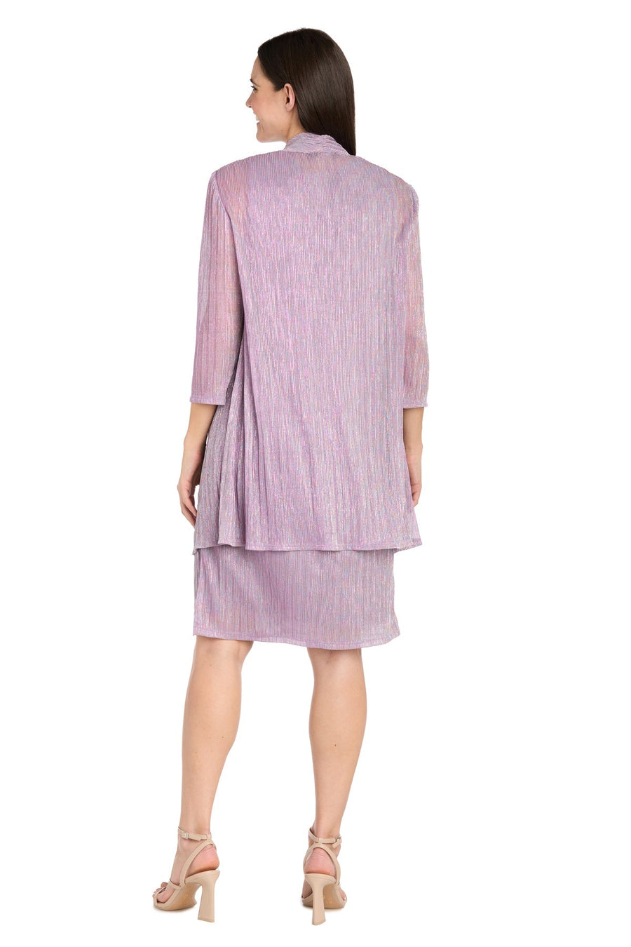 Mother of the Bride Dresses Short Mother of the Bride Metallic Jacket Dress Magnolia