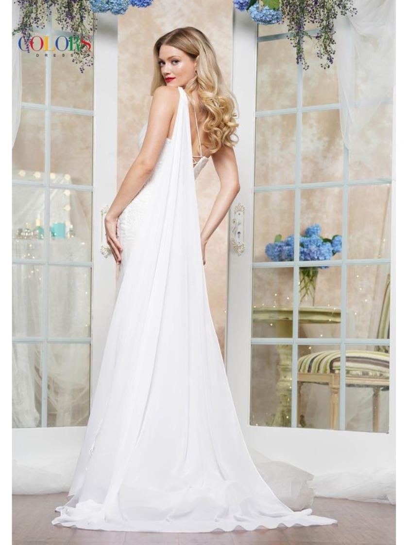 Prom Dresses Formal Fitted Long Evening Prom Dress Off White