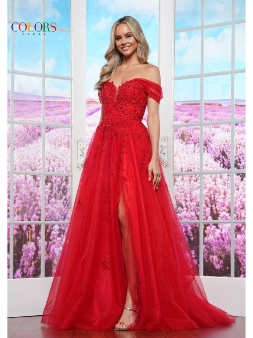 Prom Dresses Ball Gown Long Formal Prom Dress Red