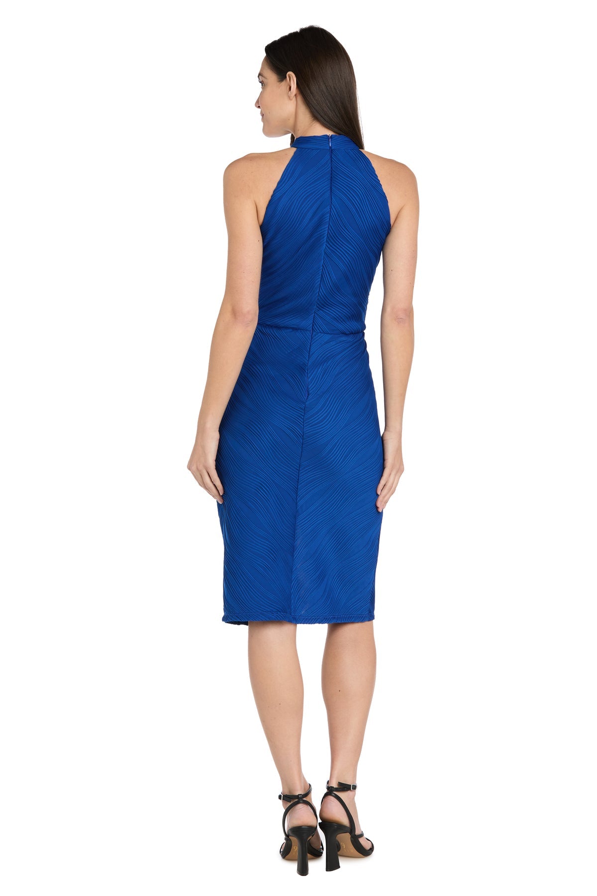 Cocktail Dresses Petite Fitted Short Cocktail Midi Length Dress Royal