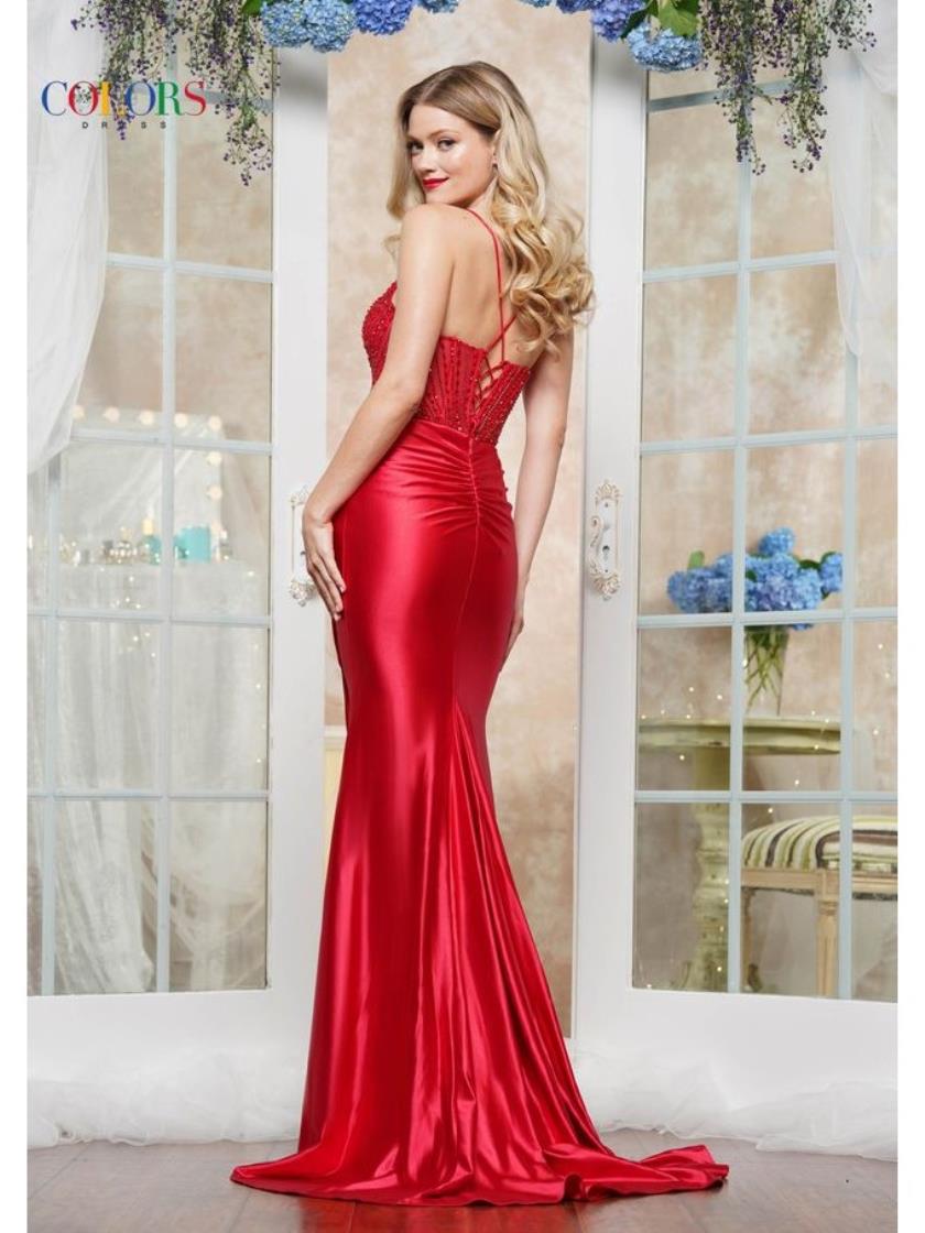 Prom Dresses Formal Long Skirt Fitted Prom Dress Red