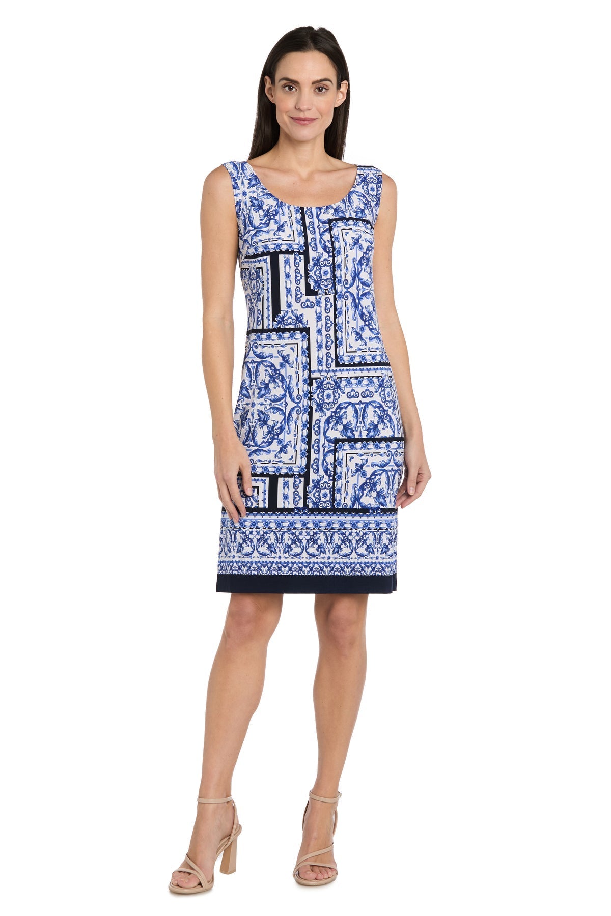 Cocktail Dresses Short Mother of the Bride Two Piece Printed Dress Royal