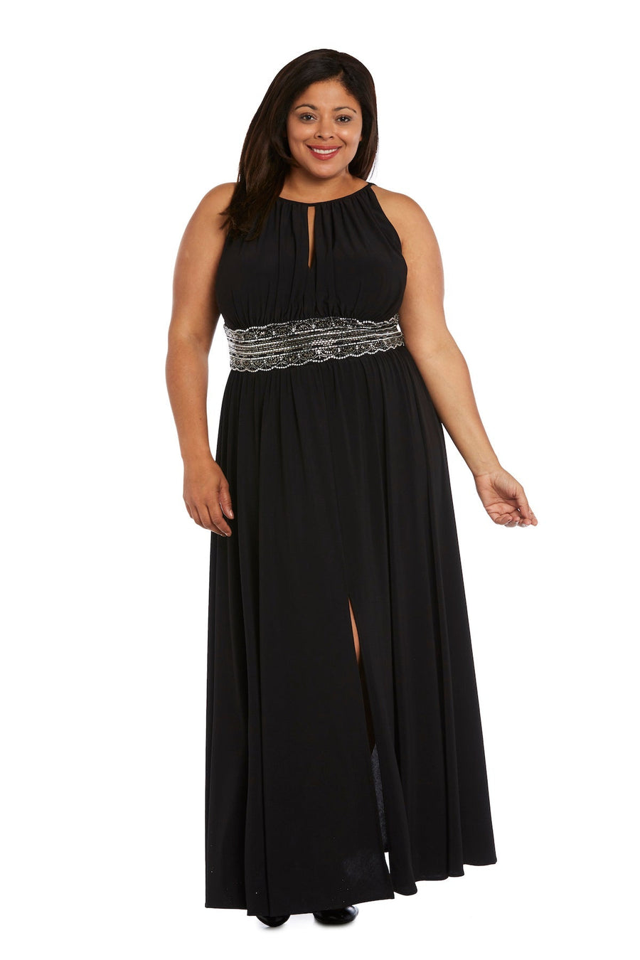 Plus Size Dresses Long Plus Size Formal Evening Dress Black