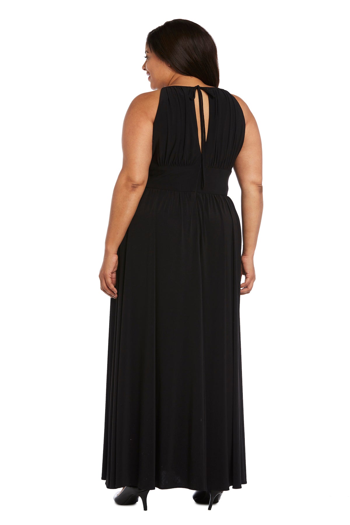 Plus Size Dresses Long Plus Size Formal Evening Dress Black