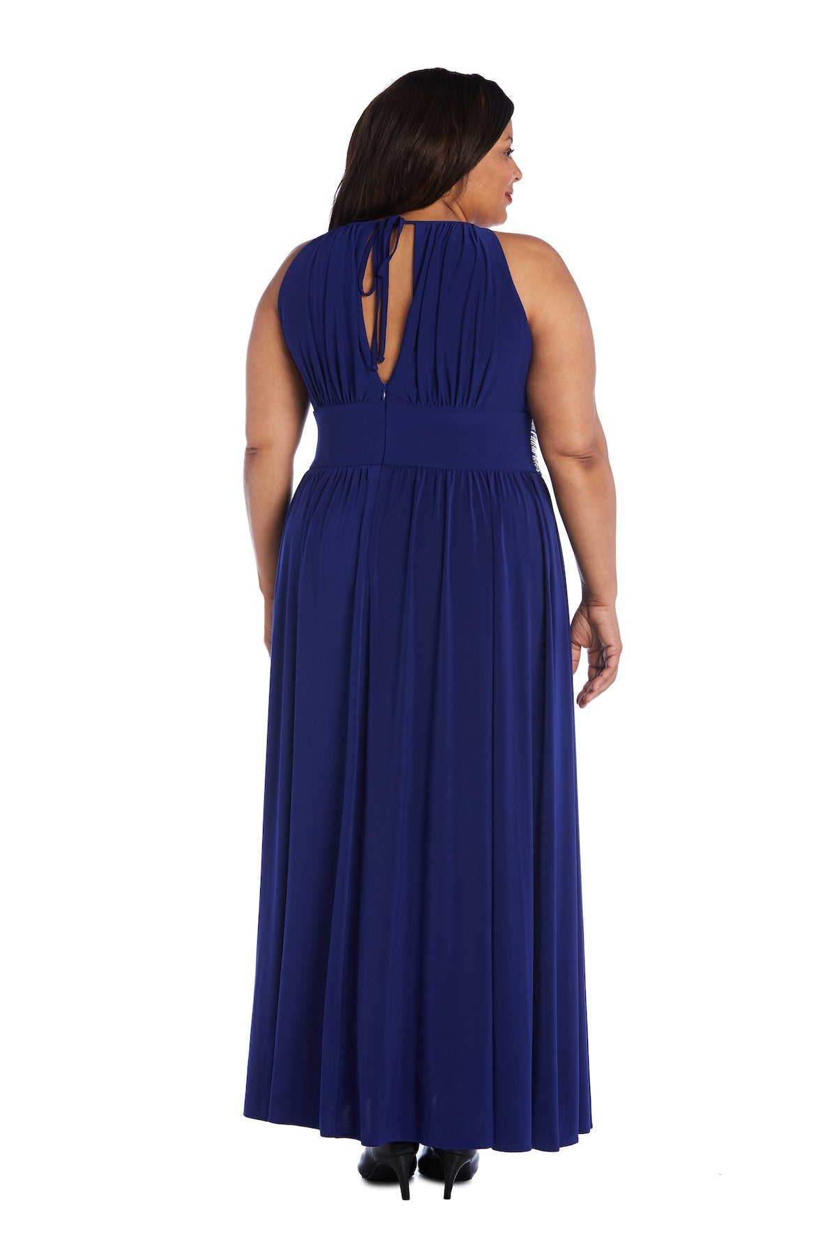 Plus Size Dresses Long Plus Size Formal Evening Dress Electric Blue