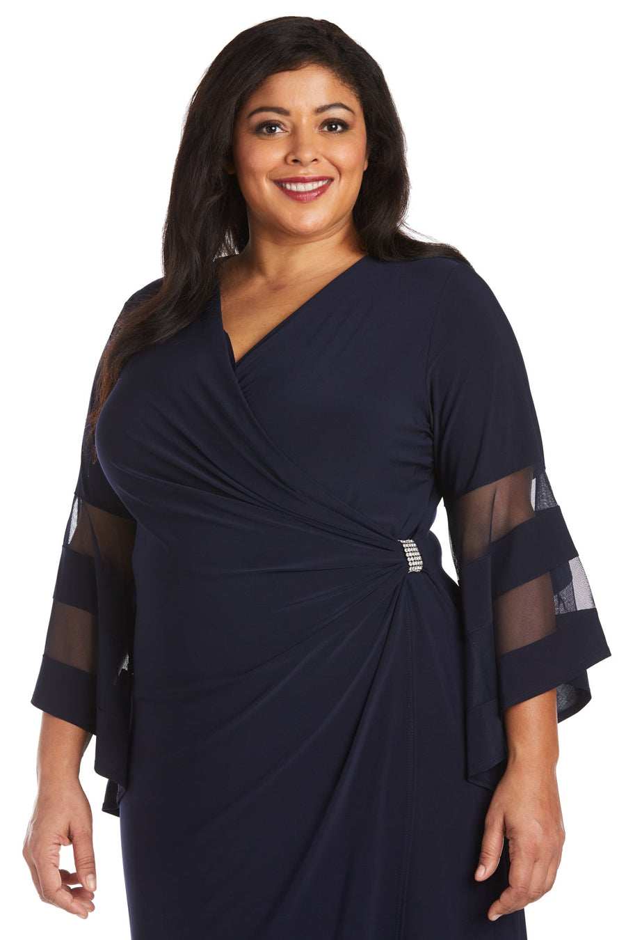 Plus Size Dresses Long Formal Plus Size Evening Dress Navy