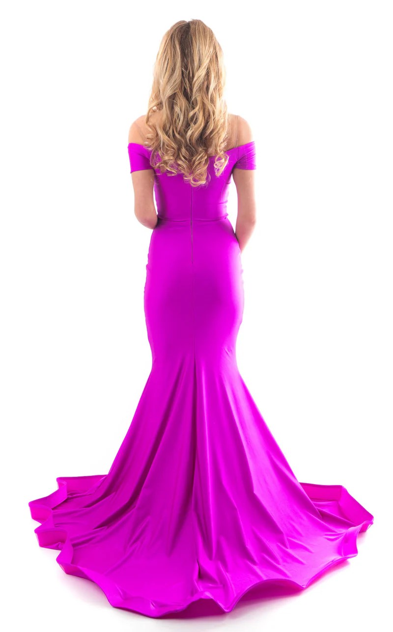 Prom Dresses Long Mermaid Formal Fitted Evening Prom Dress Purple