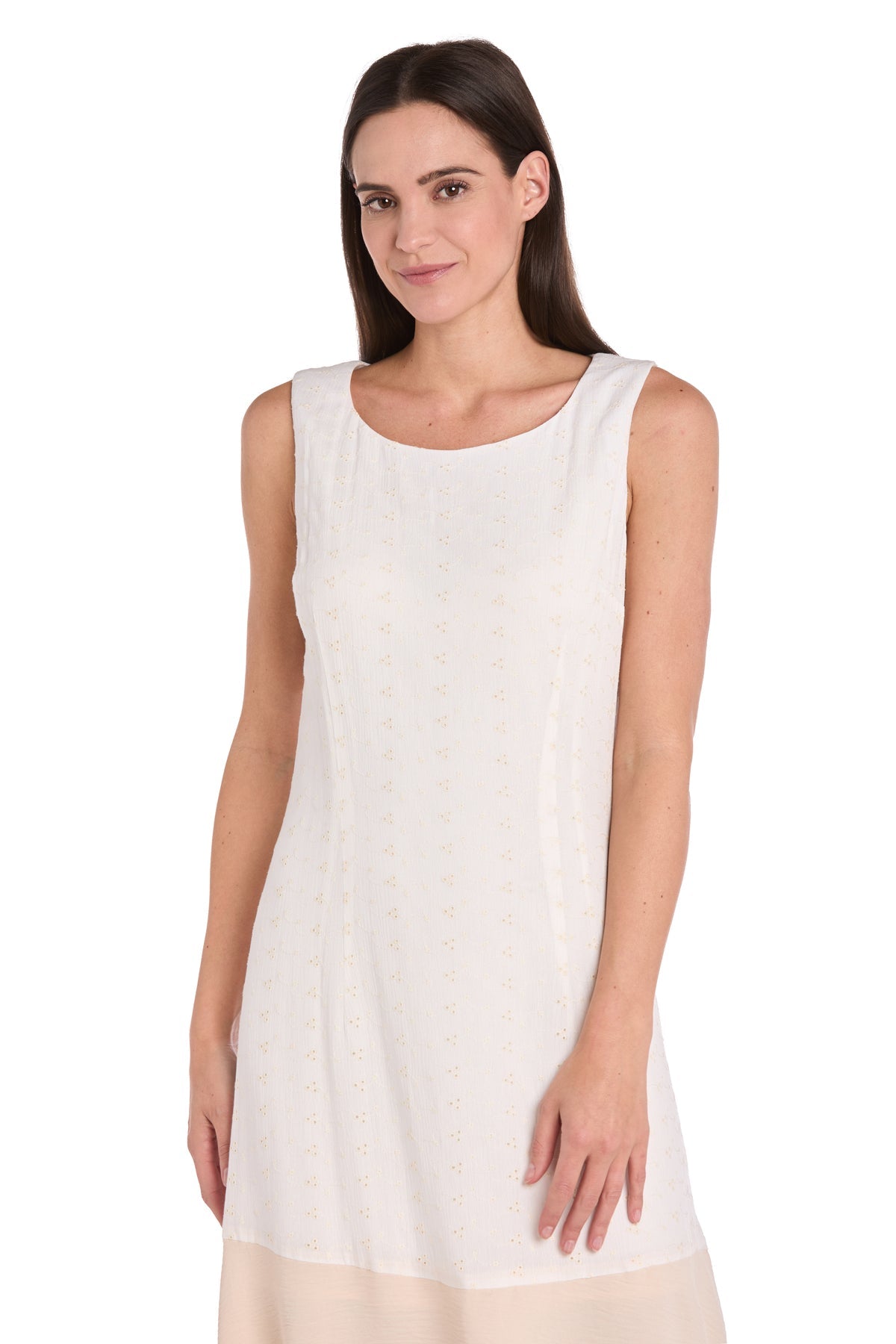 Cocktail Dresses Short Cocktail Midi Length Dress Ivory/Sand