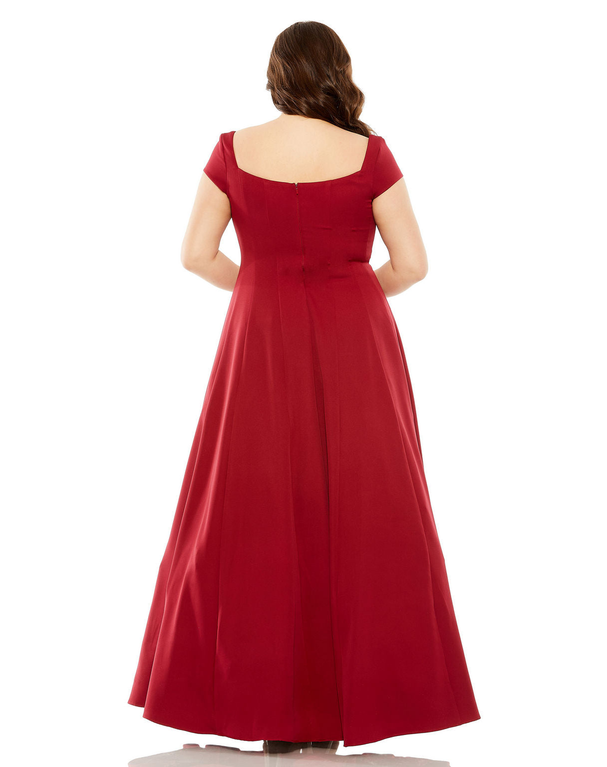 Plus Size Dresses Long A Line Plus Size Formal Dress Wine