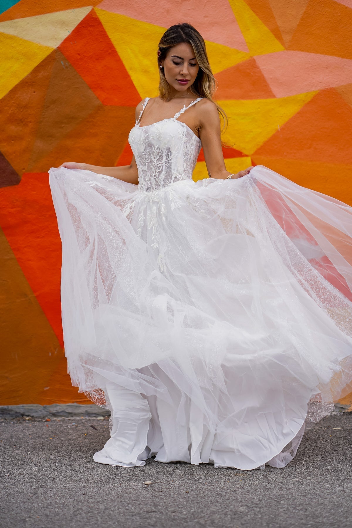 Wedding Dresses Long Bridal Gown Lace Wedding Dress Ivory