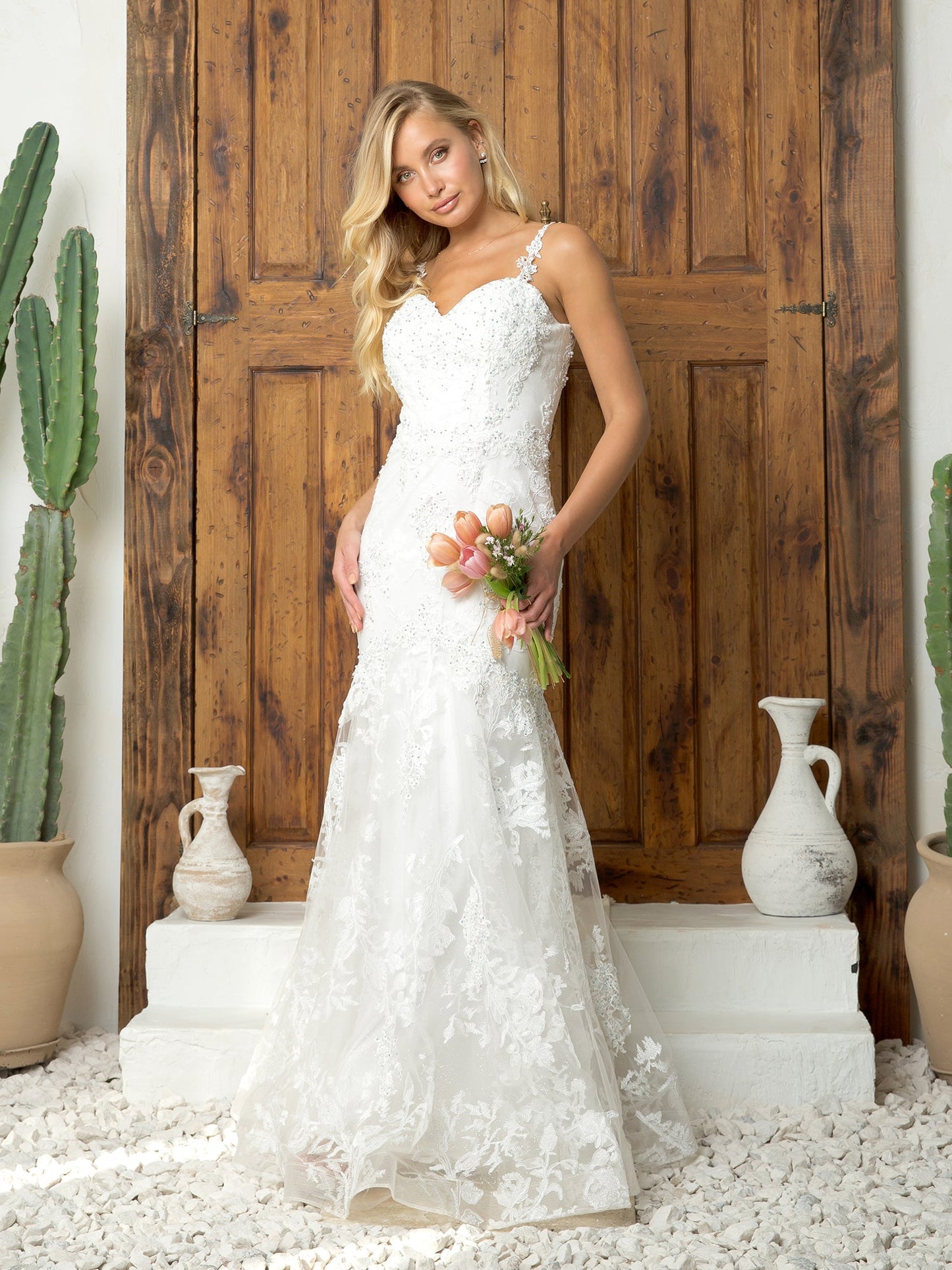 Formal Dresses Long Lace Formal Dress Off White