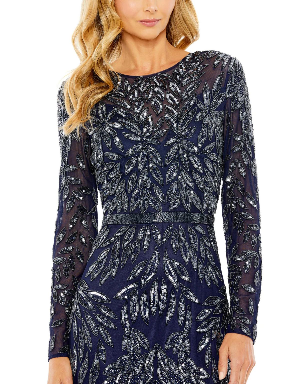 Formal Dresses Formal Long Sleeve Evening Dress Midnight