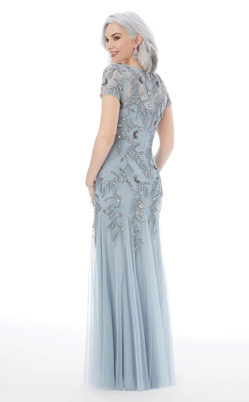 Mother of the Bride Dresses Long Mother of the Bride Formal Dress Light Blue/Silver