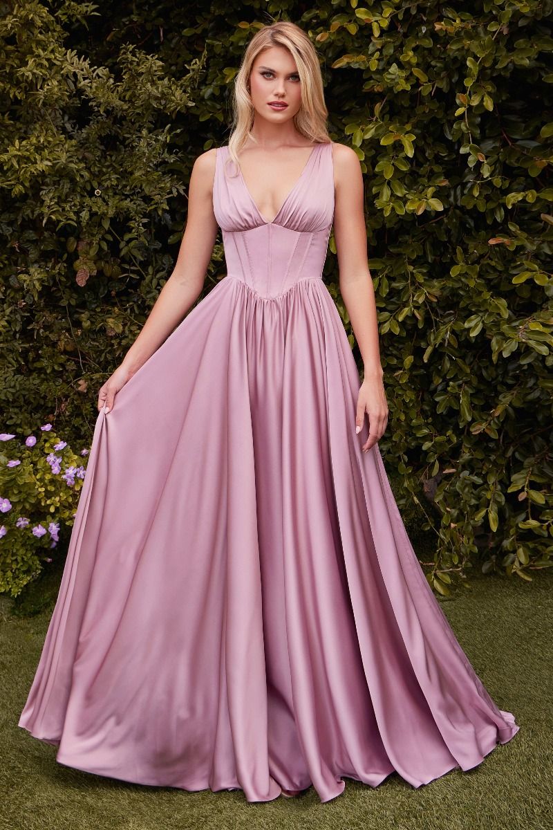 Prom Dresses Long Formal Prom A Line Dress  Mauve