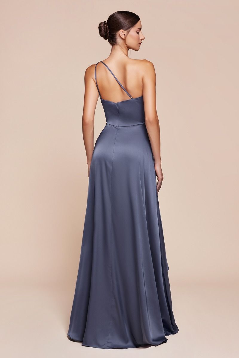 Prom Dresses Formal Long A Line Prom Dress Smoky Blue