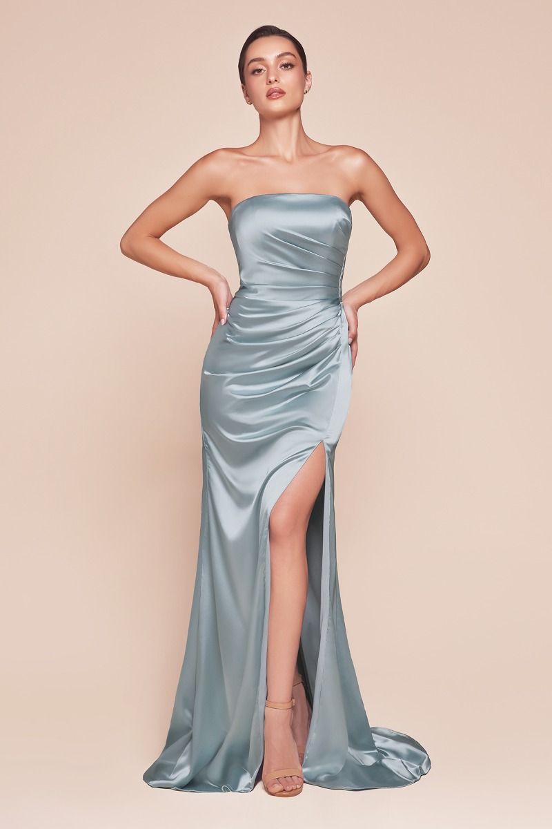 Prom Dresses Long Formal Fitted Prom Evening Dress Lt Blue