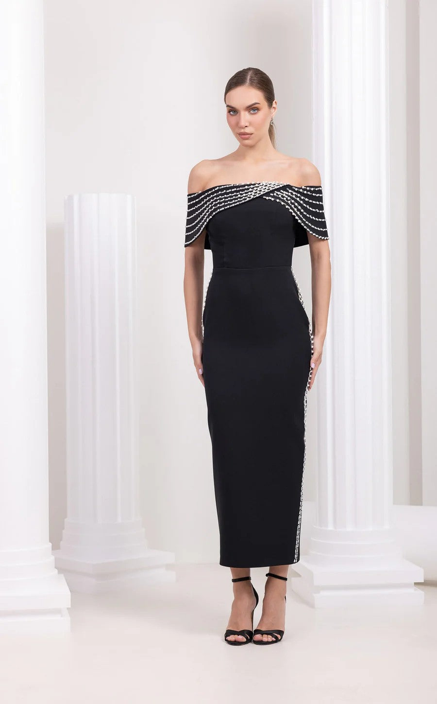 Prom Dresses Formal Long Beaded Prom Dress Black