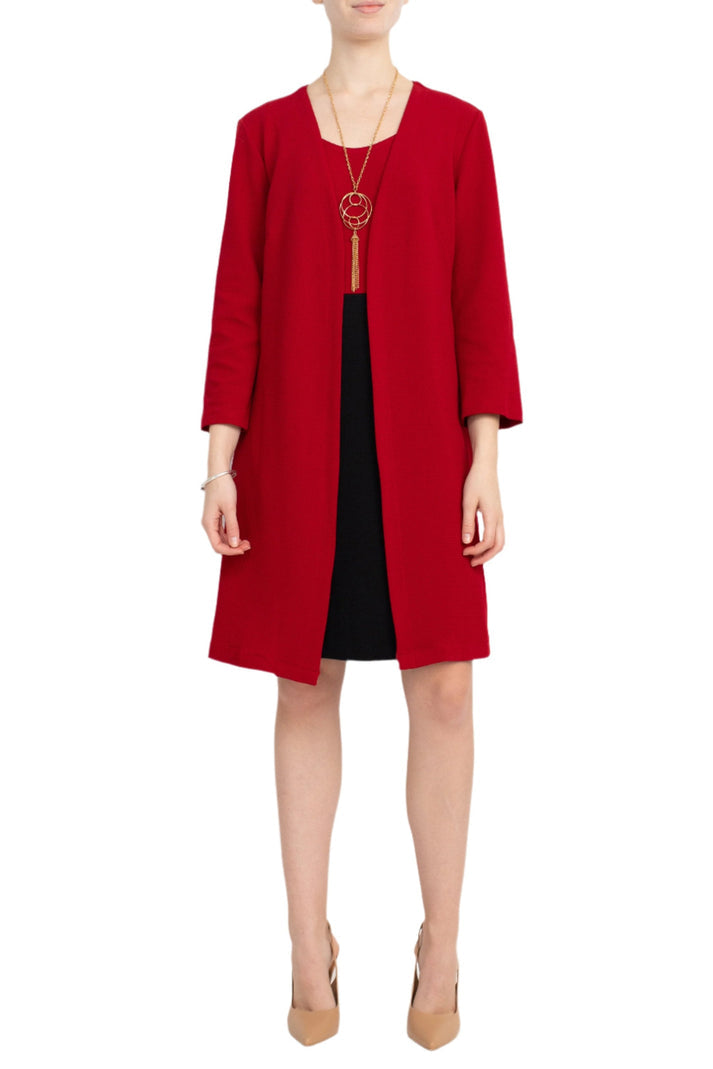 Cocktail Dresses Short Mother of the Bride Jacket Dress Red Black