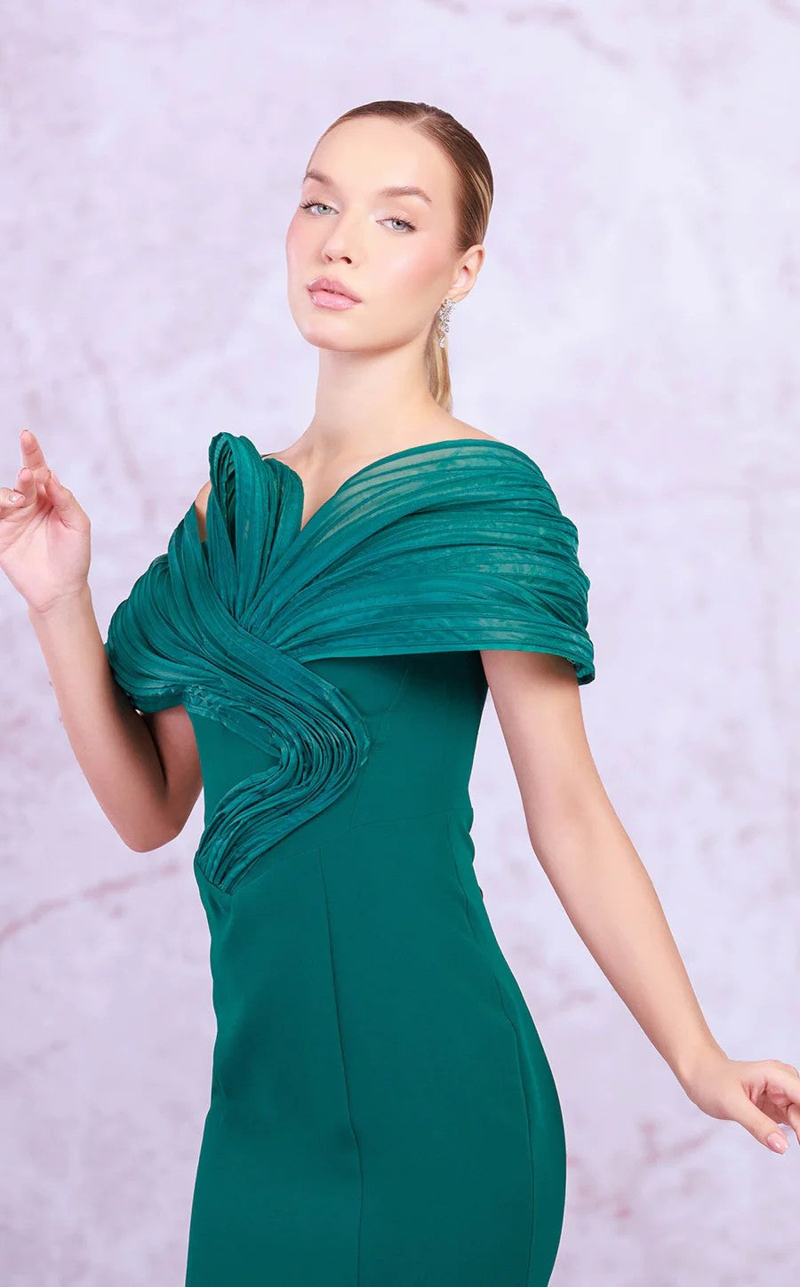 Prom Dresses Fitted Long Formal Prom Mermaid Dress Green