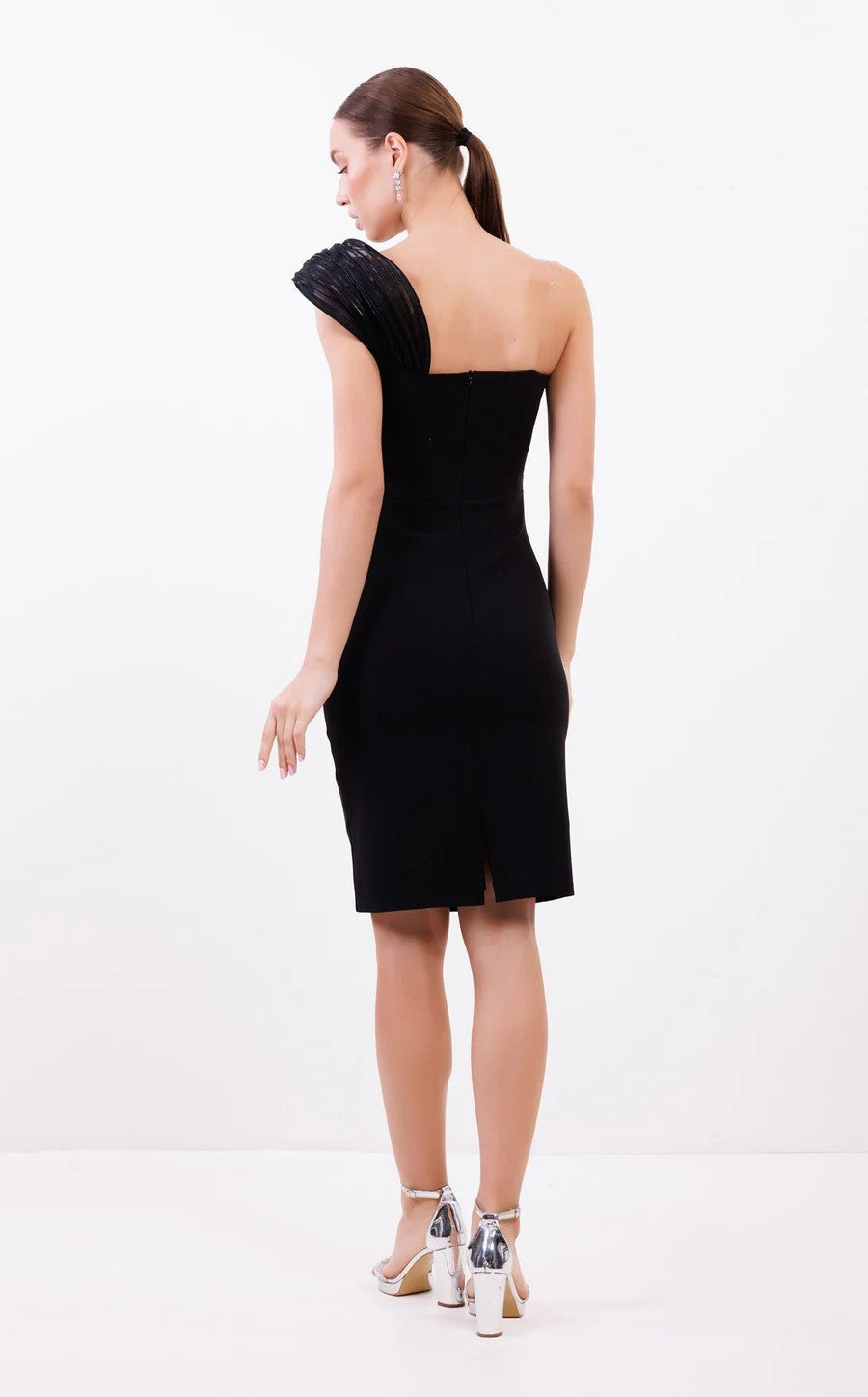 Cocktail Dresses Homecoming Short Fitted Cocktail Dress Black