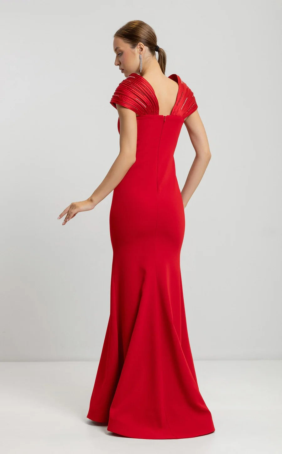 Formal Dresses Long Mermaid Fit Formal Evening Dress Red