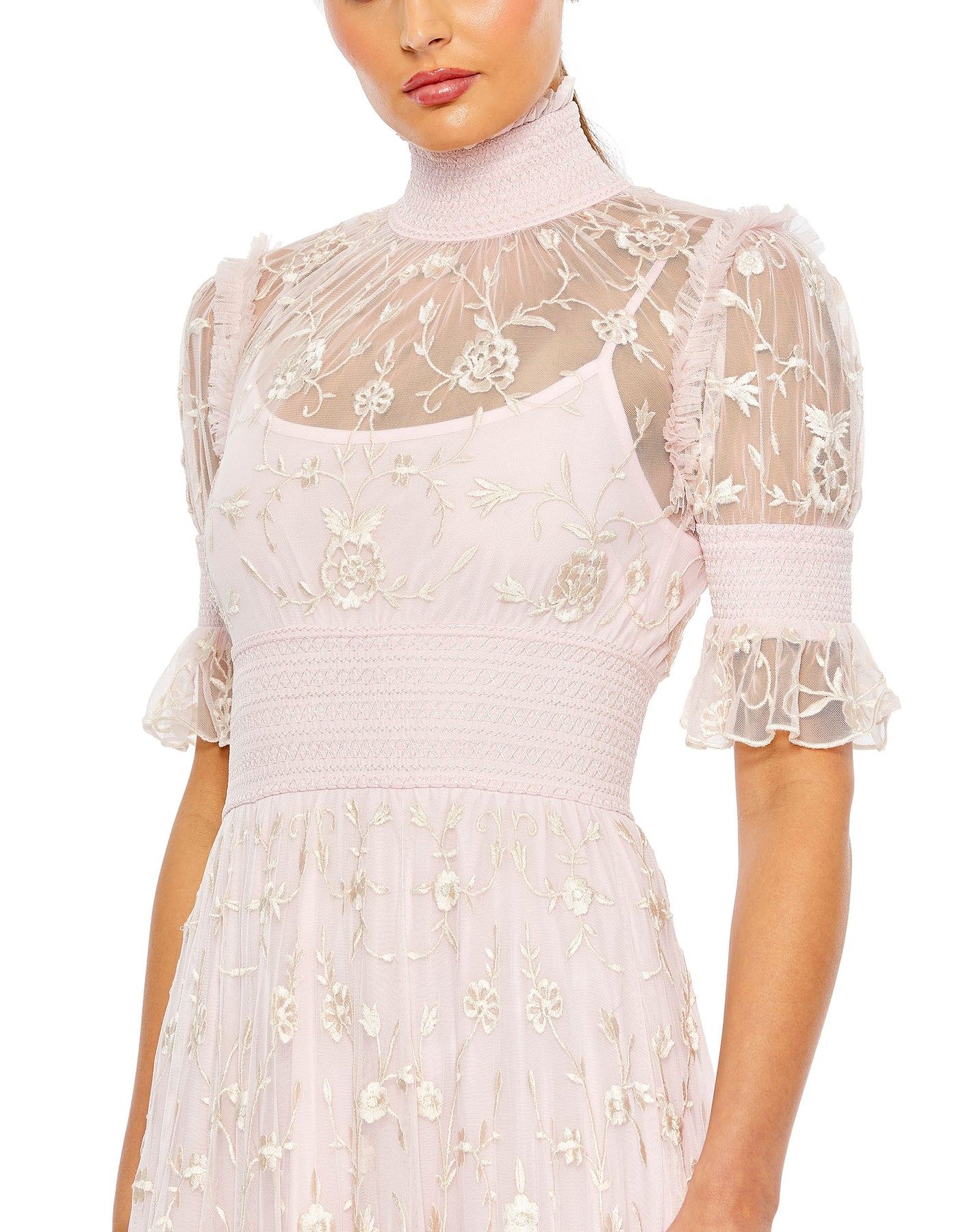 Formal Dresses Long Formal A Line Floral Evening Gown Rose Pink