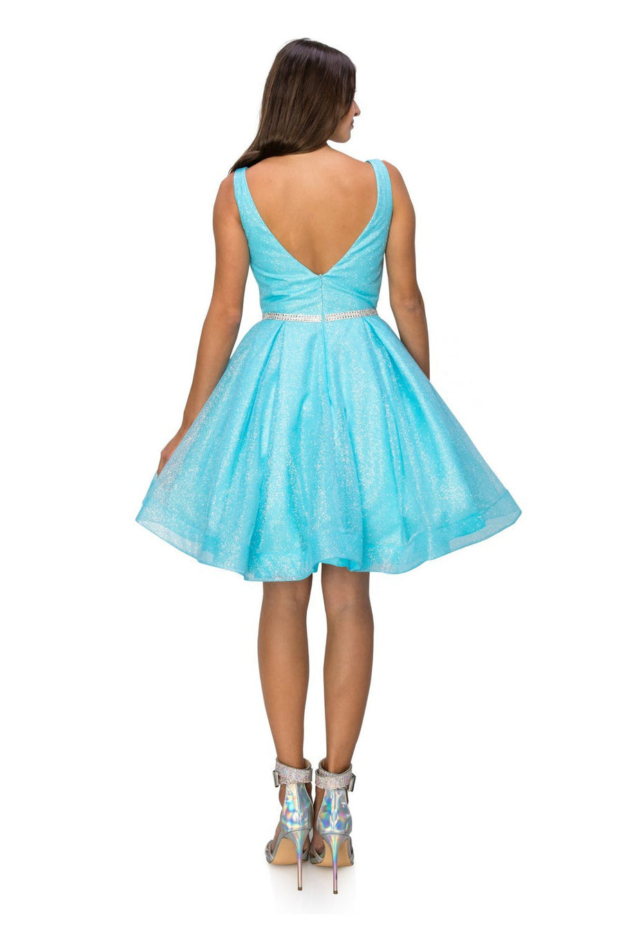 Cocktail Dresses  Blue Homecoming Short A Line Prom Dress