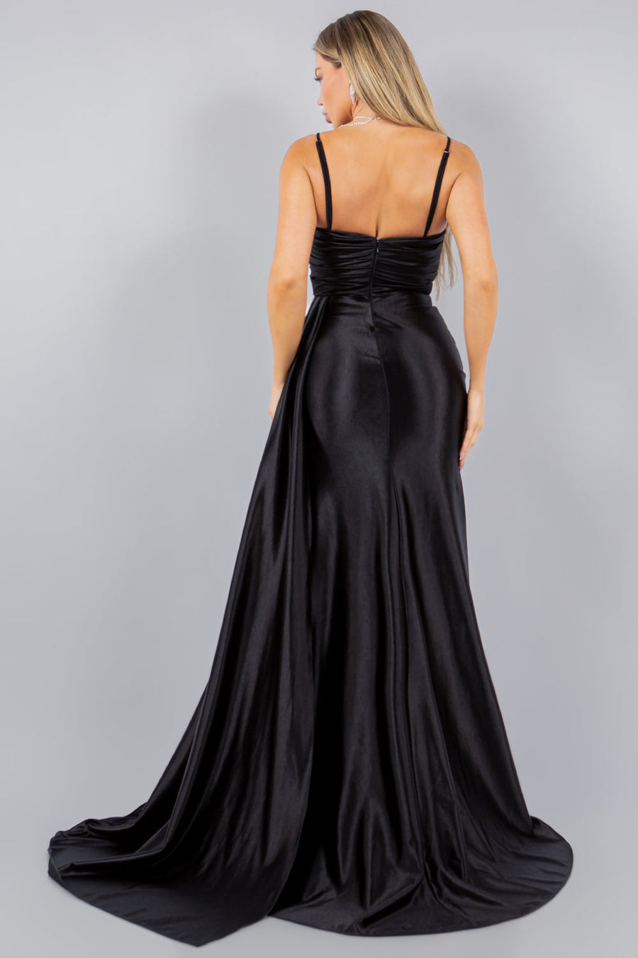 Prom Dresses Long Formal Fitted Beaded Prom Dress Black