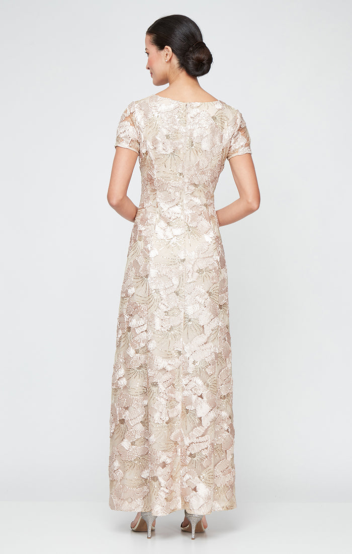 Formal Dresses A Line Long Formal Evening Dress Champagne