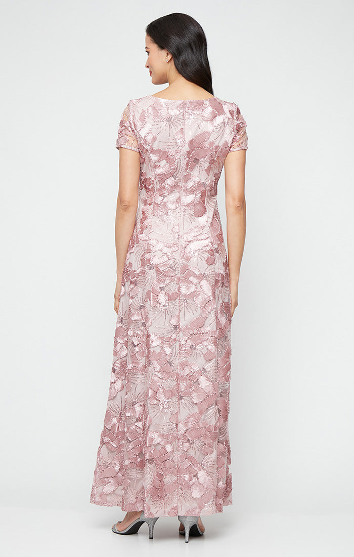 Formal Dresses A Line Long Formal Evening Dress Rose