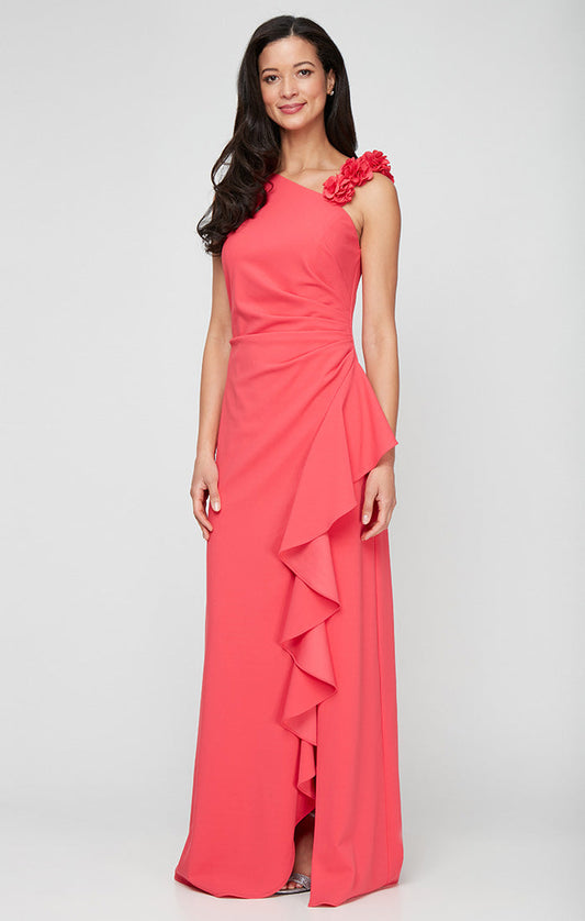 Formal Dresses Long Ruffle Formal Evening Dress Coral