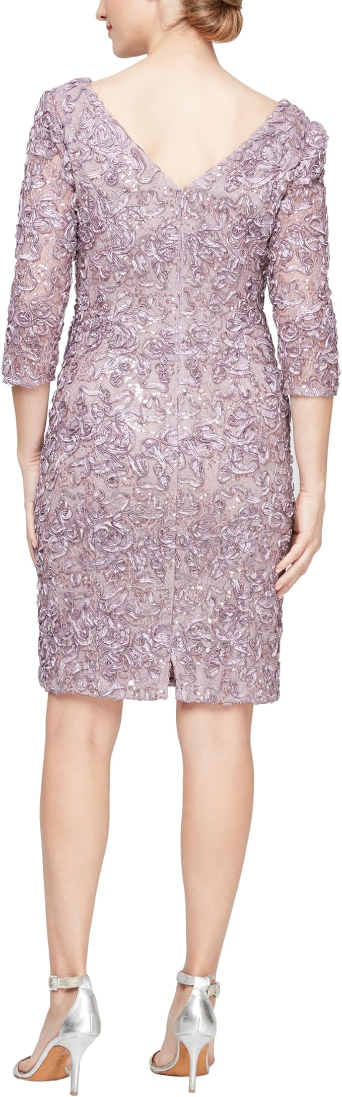 فستان كوكتيل قصير يصل إلى الركبة من Alex Evenings 81122589