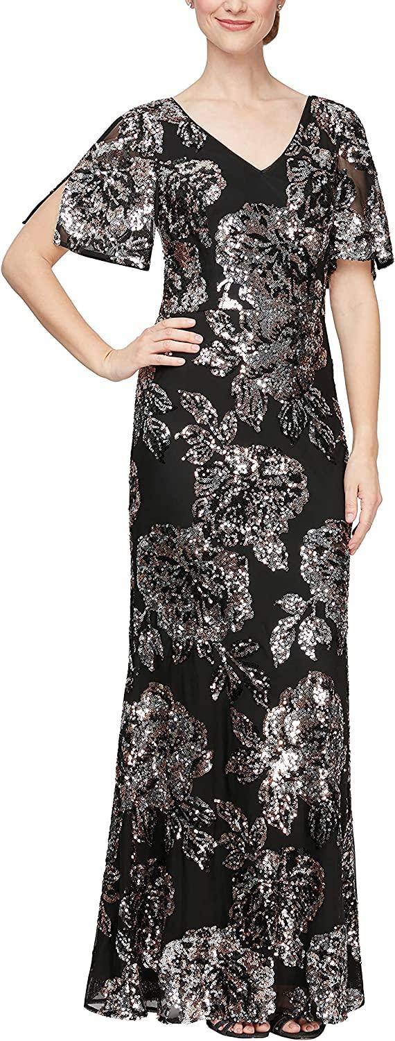 Alex Evenings AE8296705 Long Mother of the Bride Dress