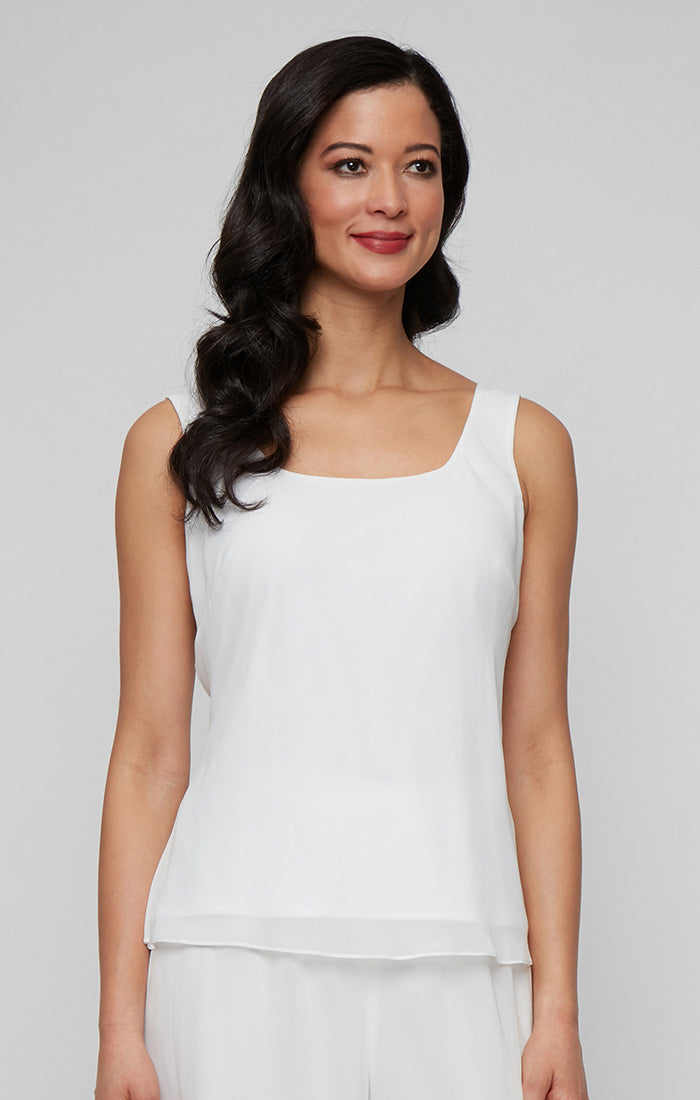 Top Formal Twinset Top Jacket Ivory