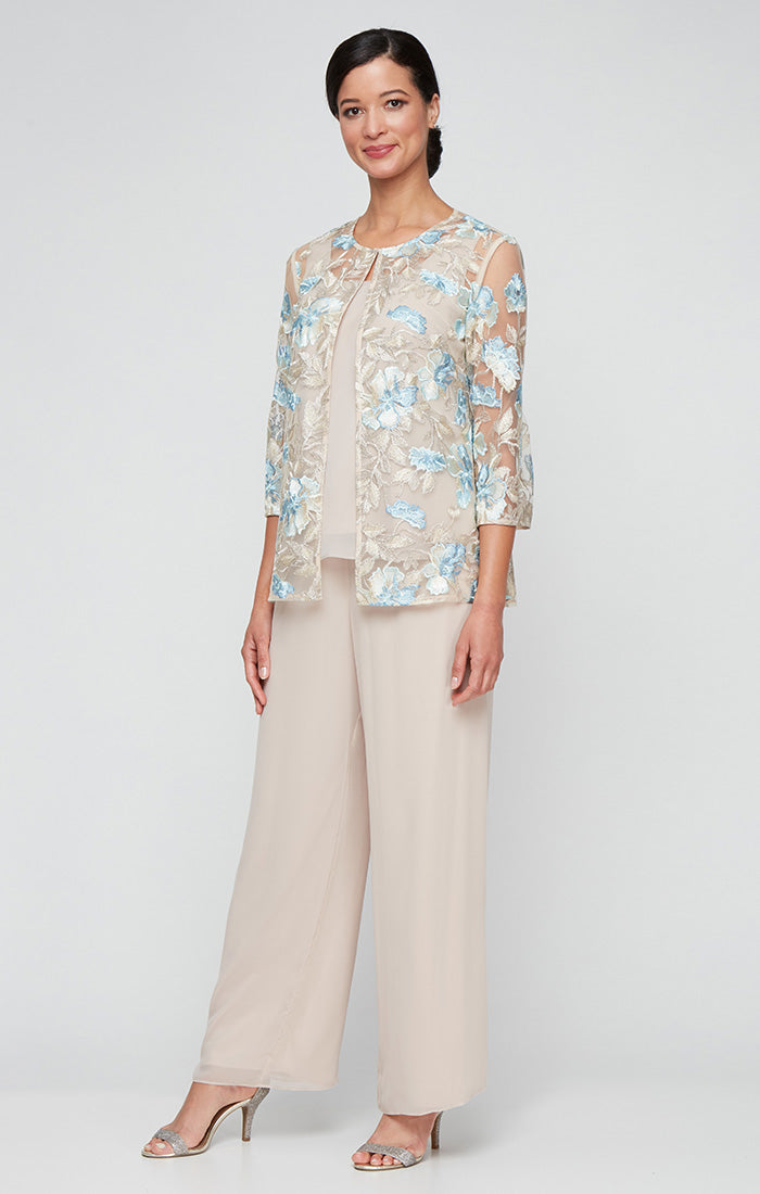 Top Twinset Formal Closure Jacket Top Taupe Multi