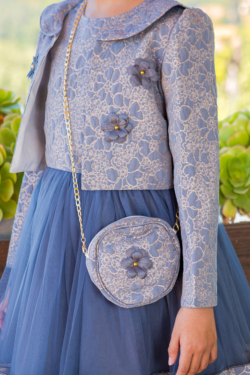 Flower Girl Dresses Short A Line Printed Flower Girl Jacket Dress Royal