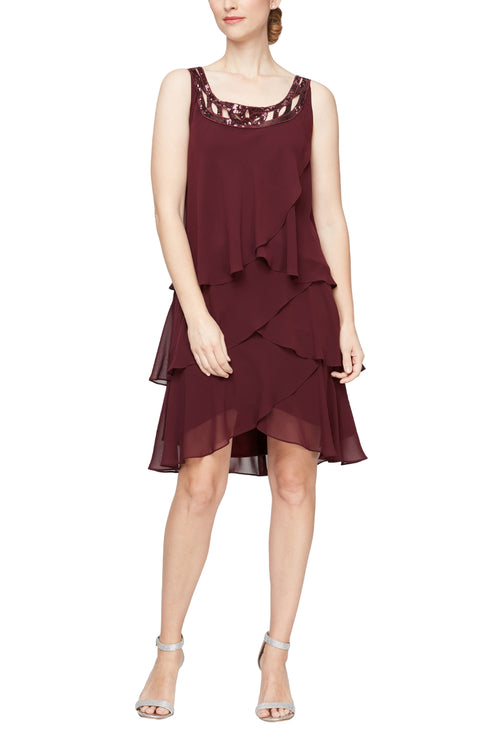 Cocktail Dresses Short Cocktail Sequin Jacket Dress Fig