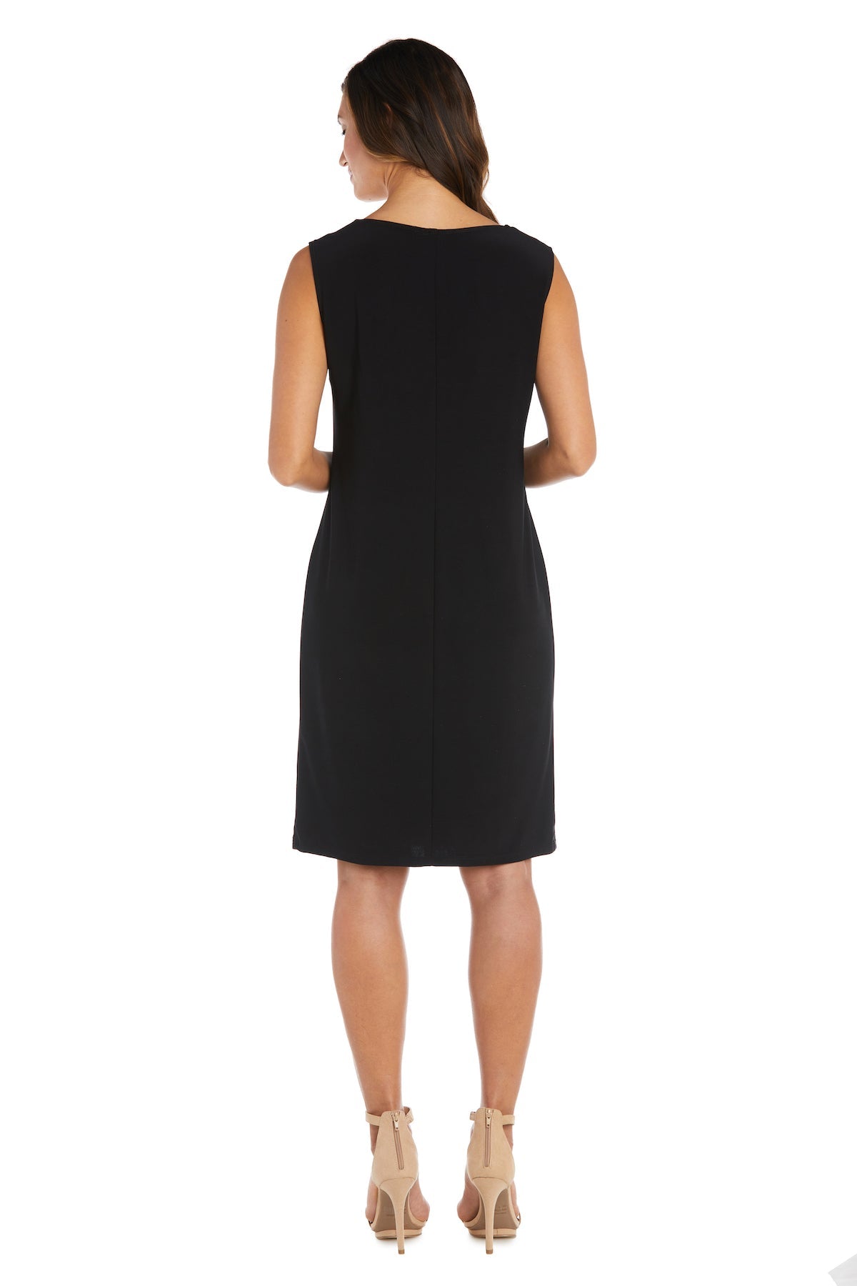 Mother of the Bride Dresses Two Piece Short Jacket Dress Black/Bronze