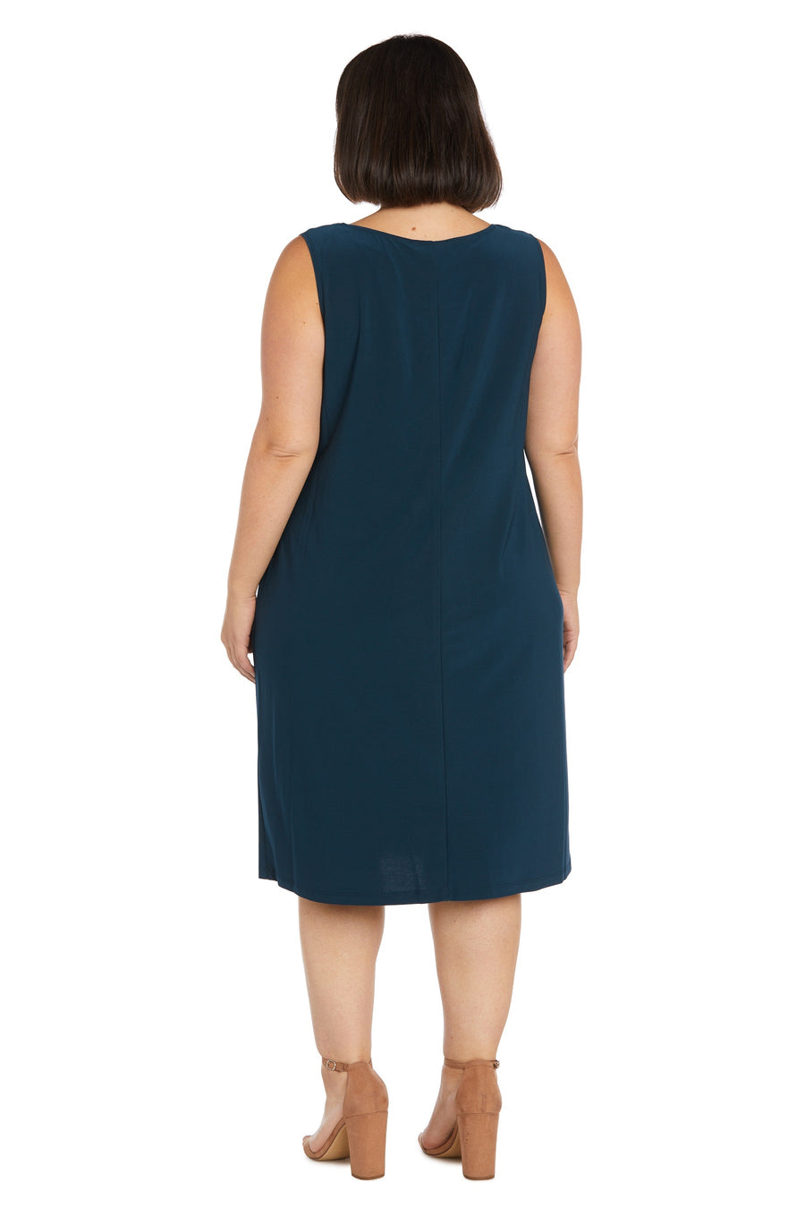 Plus Size Dresses Short Metallic Plus Size Dress Teal