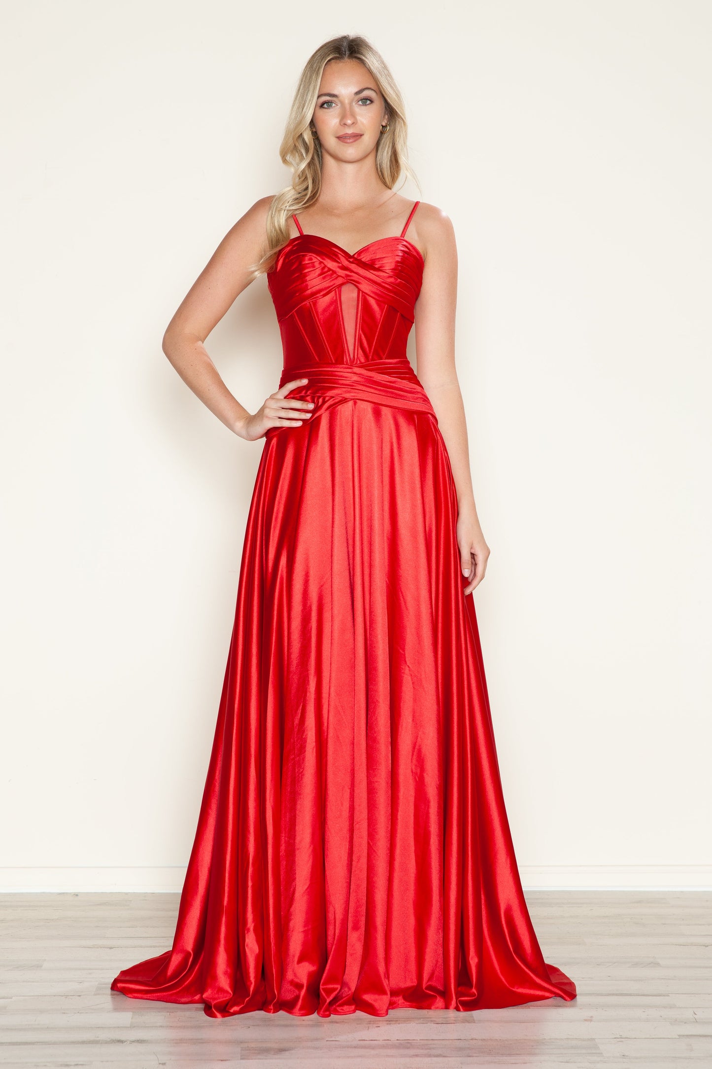 Prom Dresses Prom Long Formal A Line Corset Dress Red