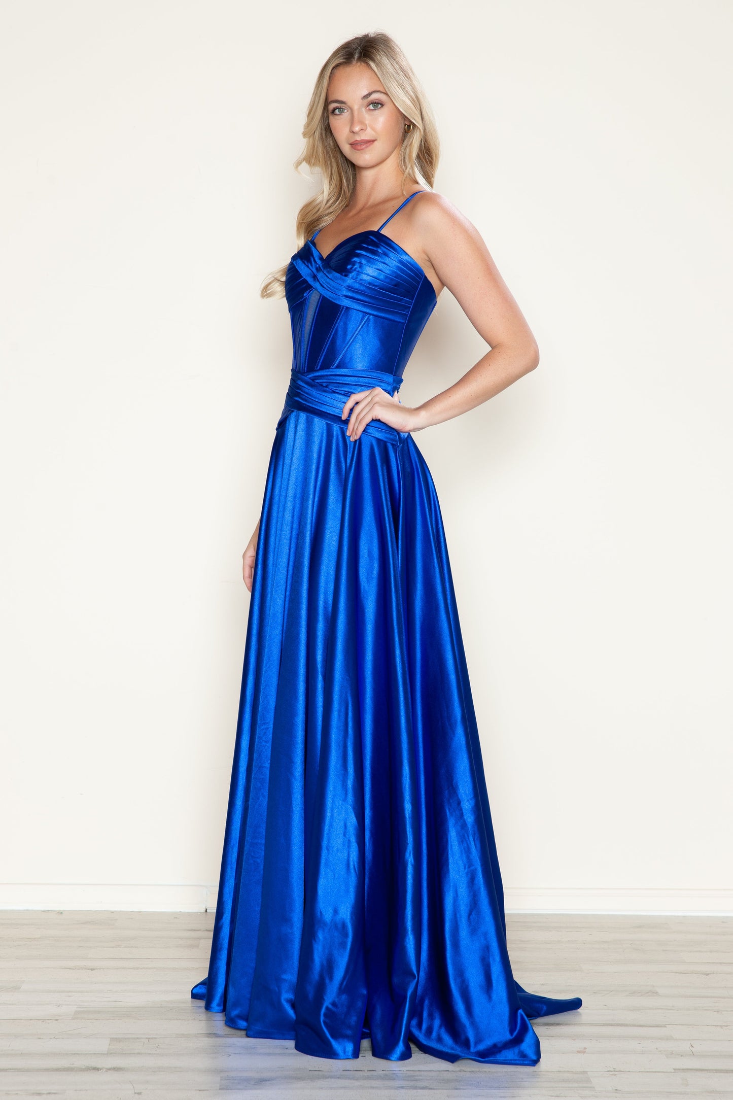 Prom Dresses Prom Long Formal A Line Corset Dress Royal