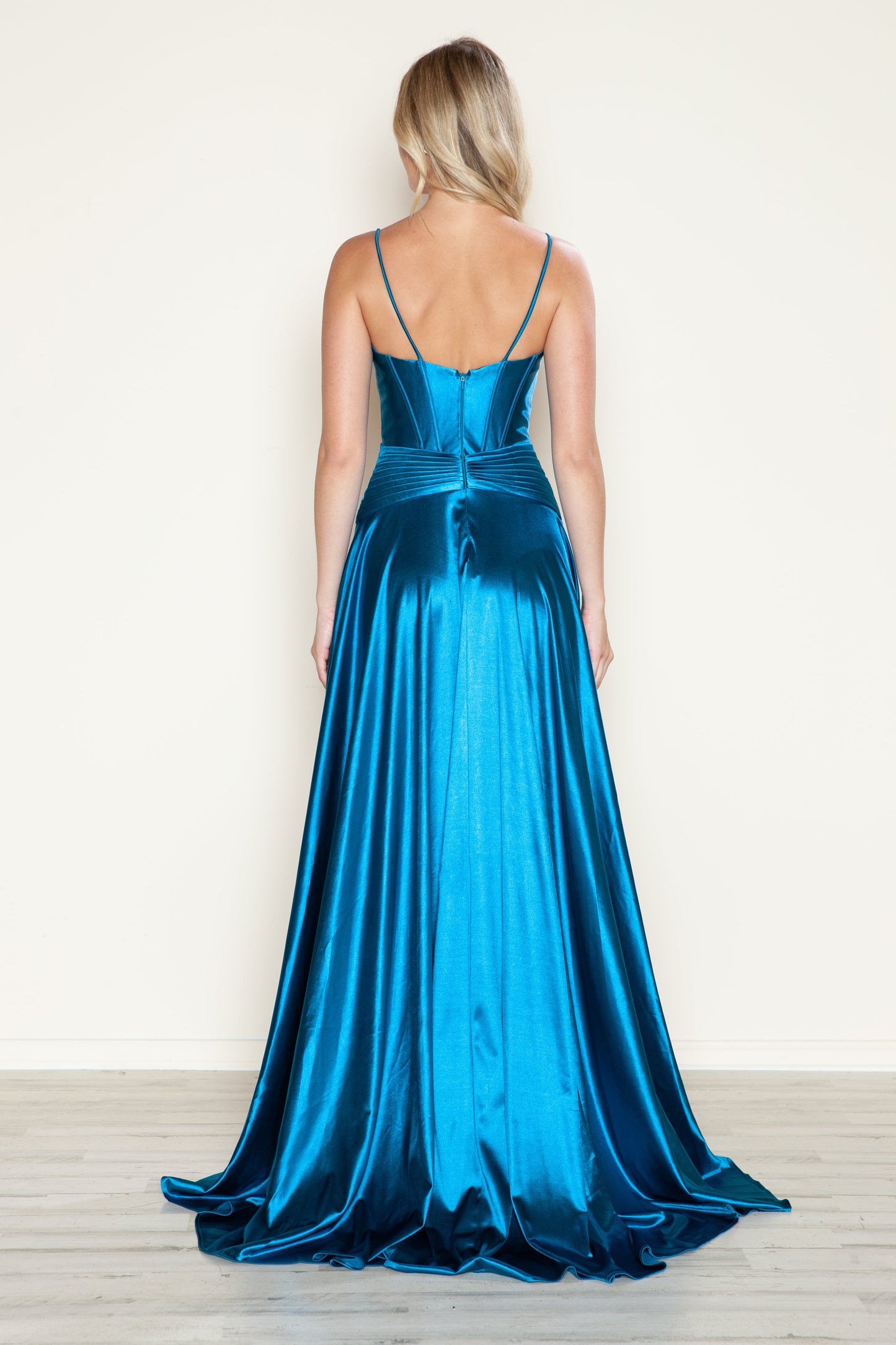 Prom Dresses Prom Long Formal A Line Corset Dress Teal