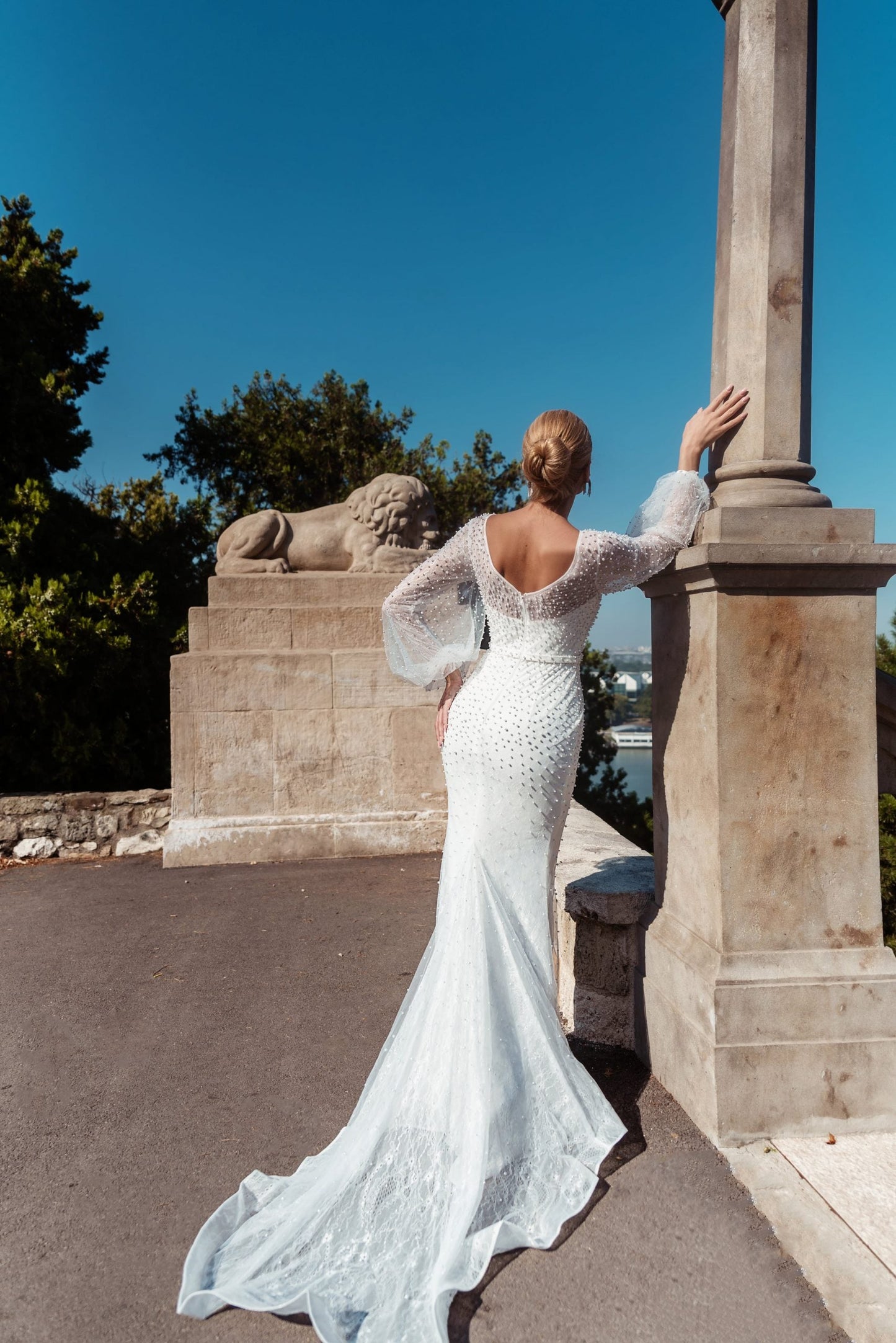 Wedding Dresses Long Mermaid Wedding Dress White
