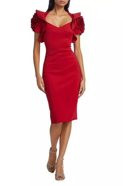 Cocktail Dresses Homecoming Short Cocktail Fitted Dress Red