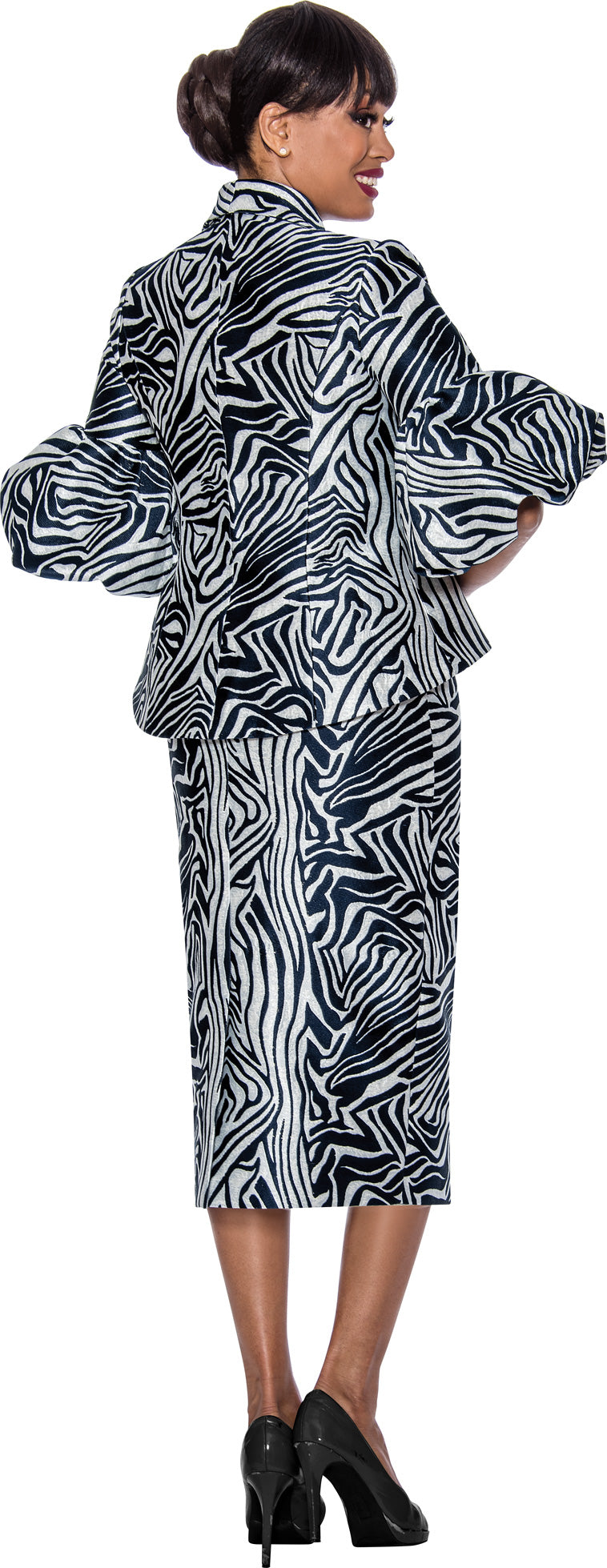 Cocktail Dresses Formal Short Print Skirt Short Navy/White