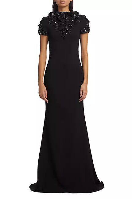 Formal Dresses Fitted Formal Long Dress Black