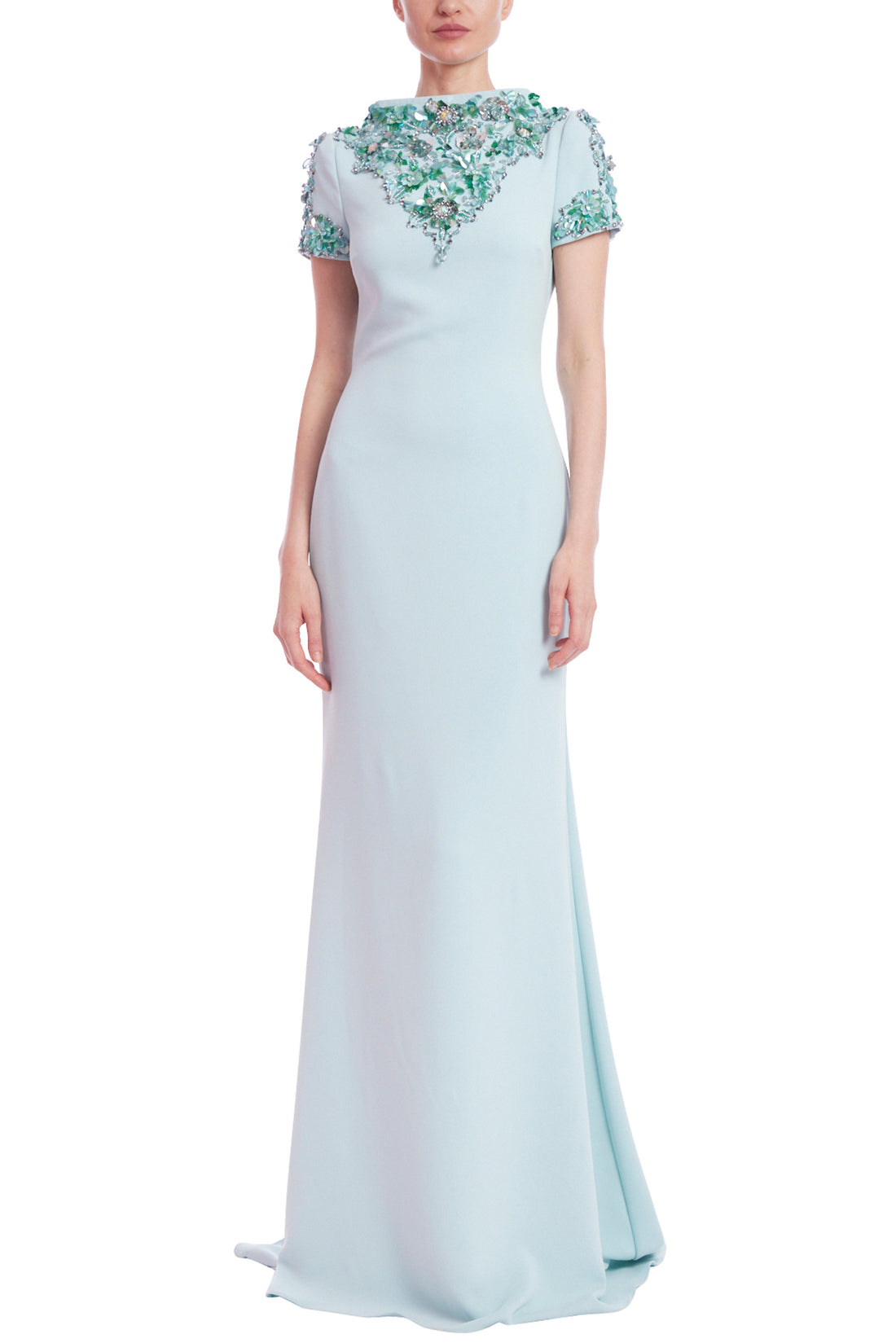 Formal Dresses Fitted Formal Long Dress Seafoam