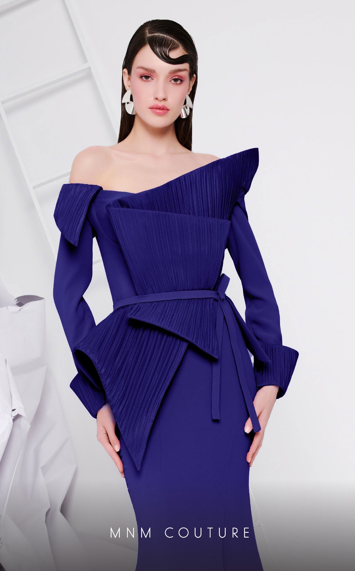 Formal Dresses Long Mermaid Formal Peplum Evening Dress Royal