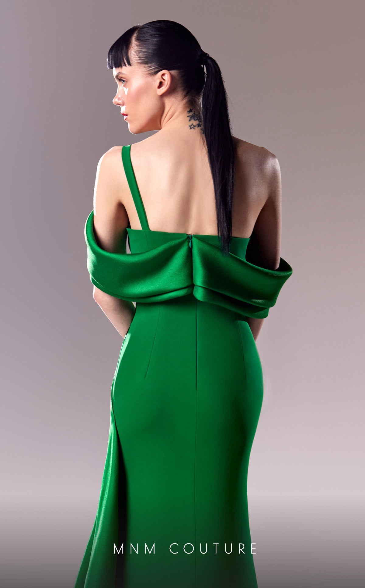 Formal Dresses Long Evening Pleated Slit Formal Dress Green
