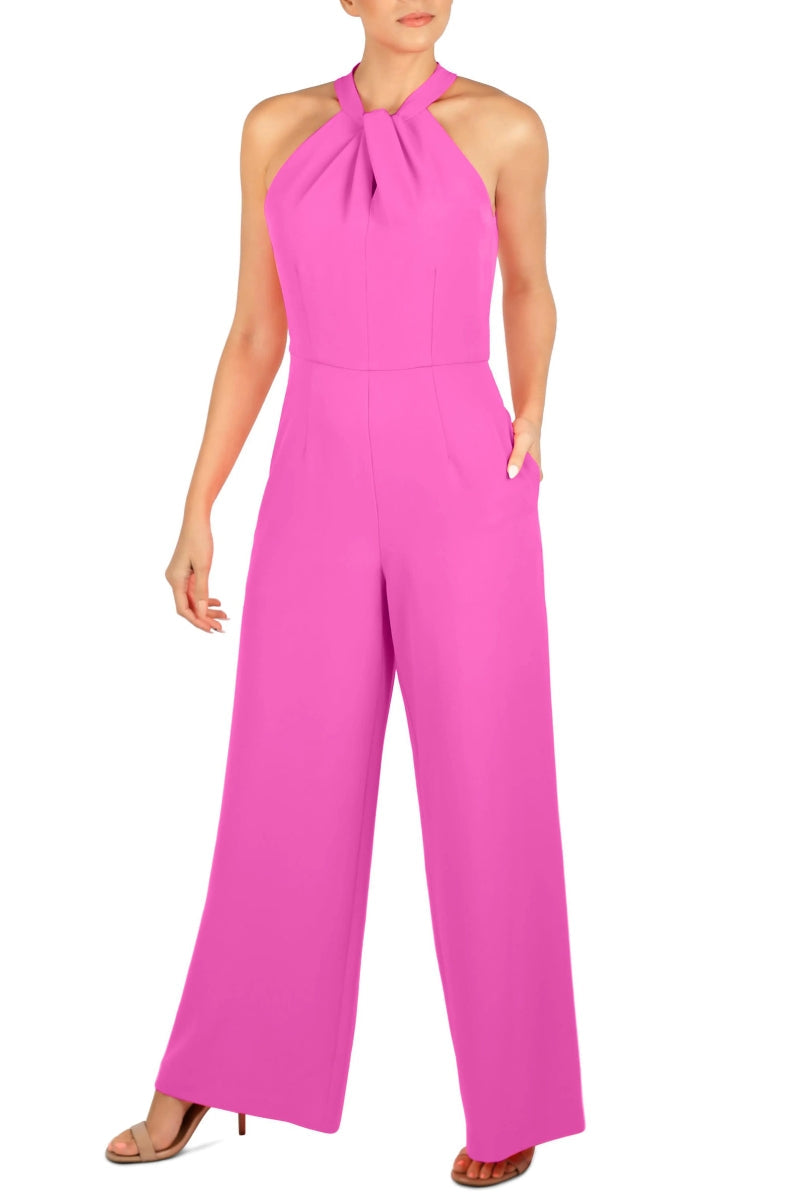 Jumpsuit Long Formal Prom Jumpsuit Neon Pink